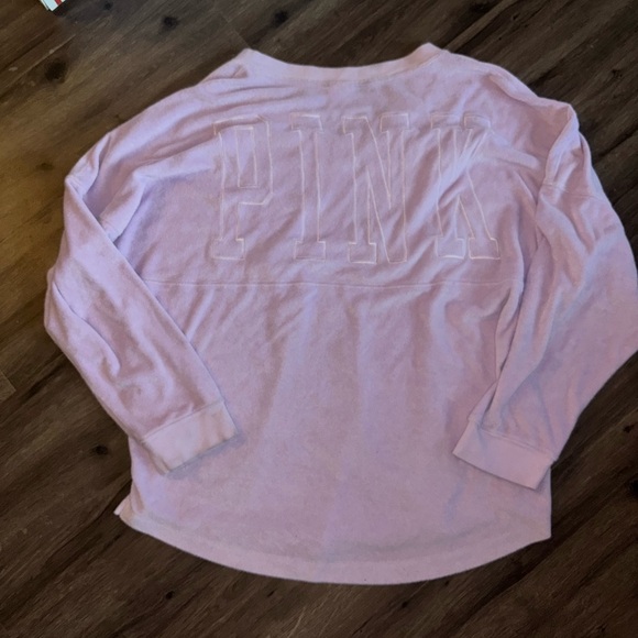 Pink Long Sleeve Sweatshirt #9993 bin 1 - Picture 2 of 6